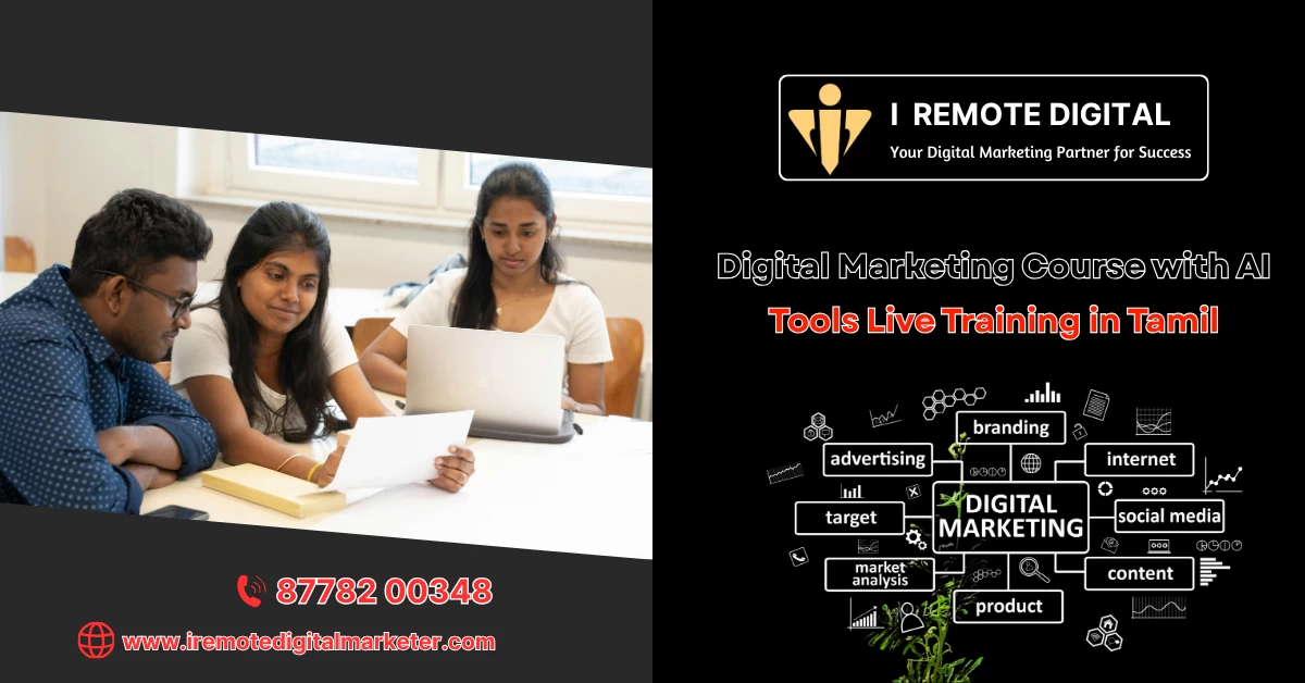 Digital Marketing Course with AI Tools Live Training in Tamil