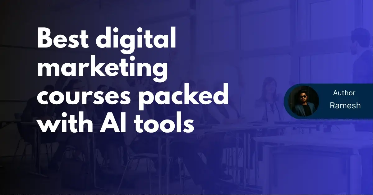 Best digital marketing courses packed with AI tools