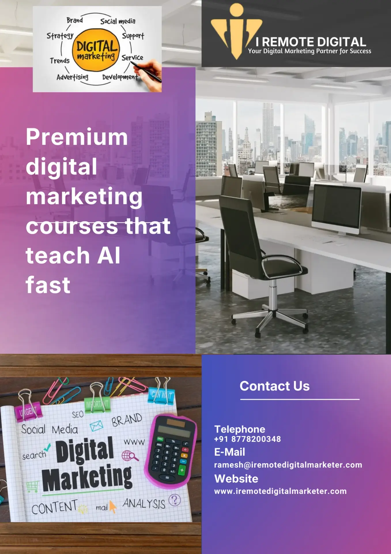 Premium digital marketing courses that teach AI fast