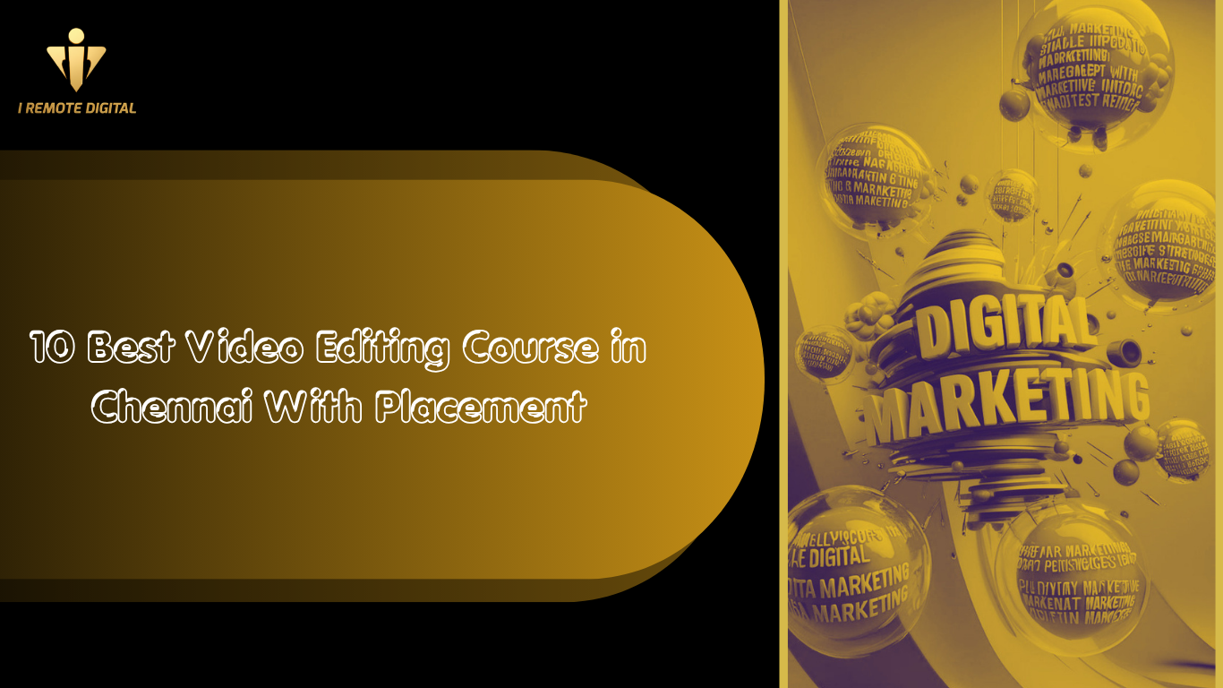 video editing course in chennai