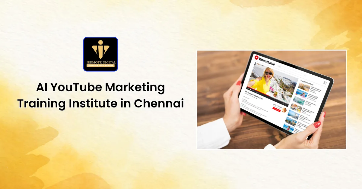 AI YouTube Marketing Training Institute in Chennai
